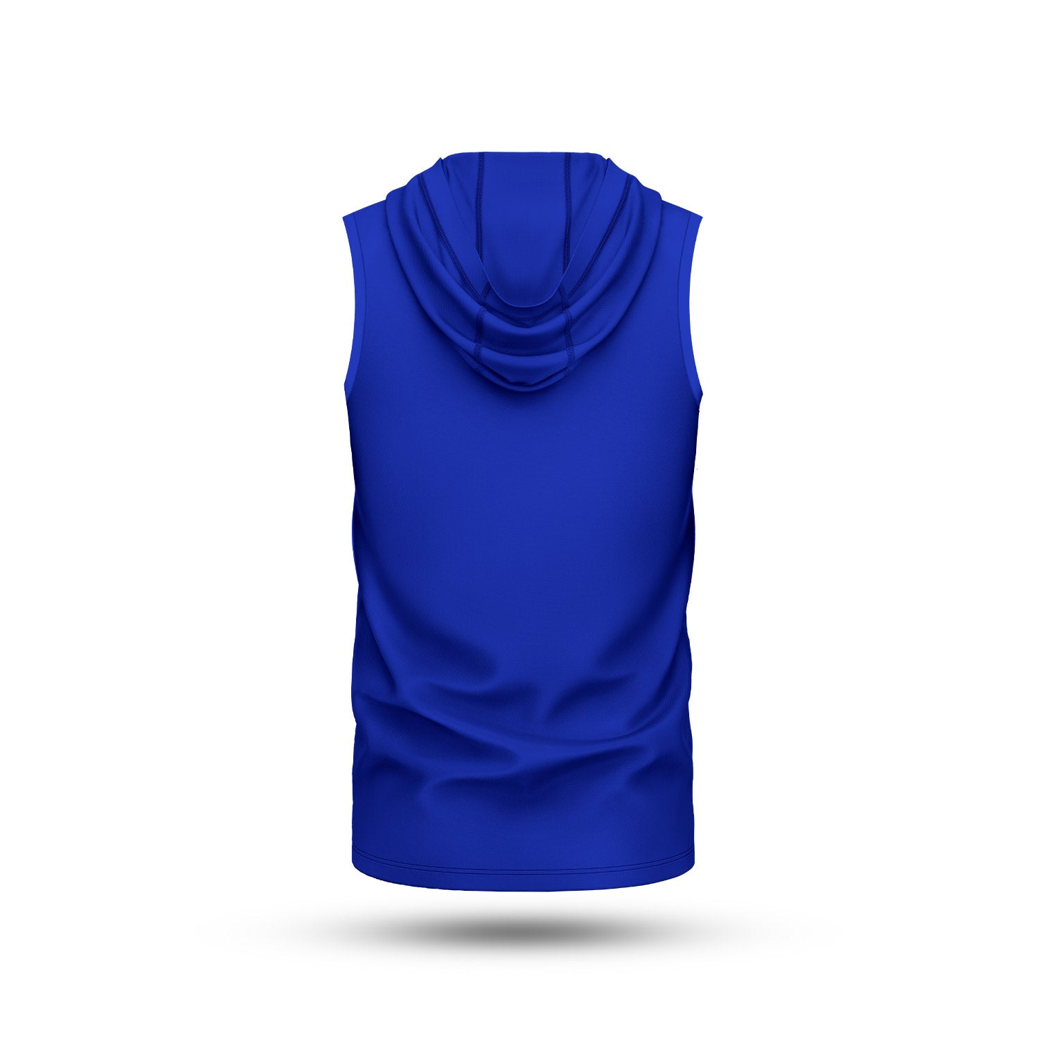 Nxtrnd Team Lightweight Sleeveless Hoodie Blue Back View