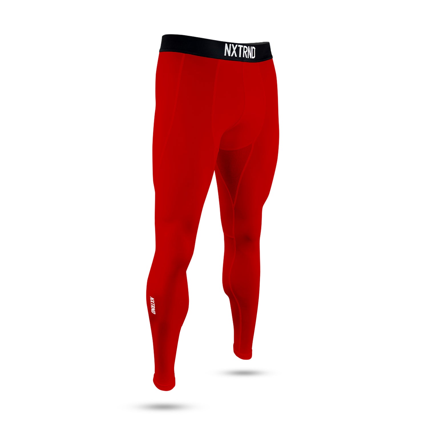 Core Tights Compression Pants Red Side Right View