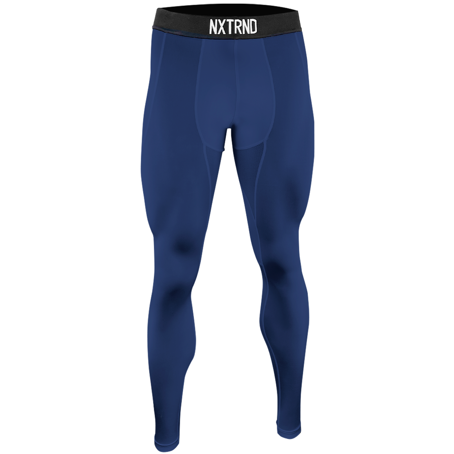 Core Tights Compression Pants Navy Blue Front View
