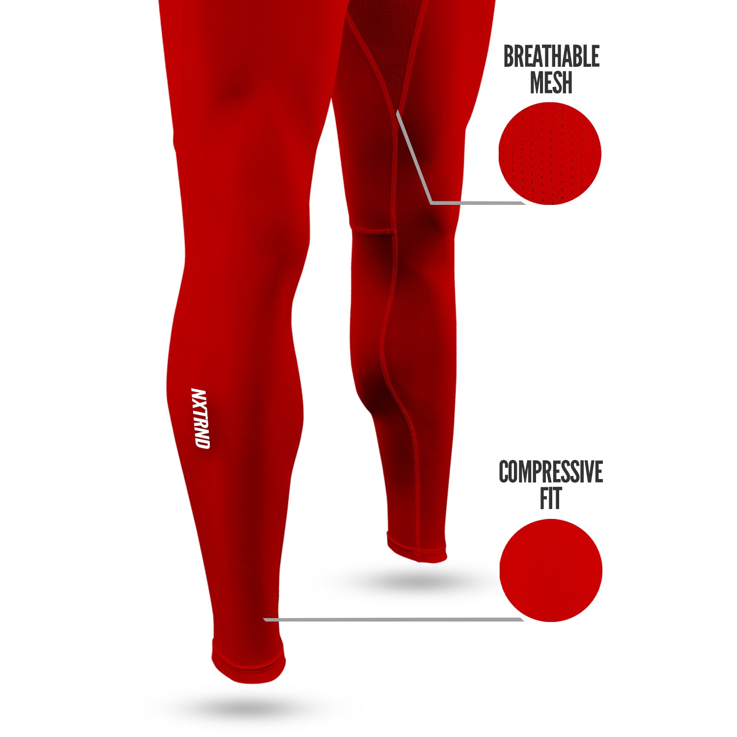 Core Tights Compression Pants Red Specs