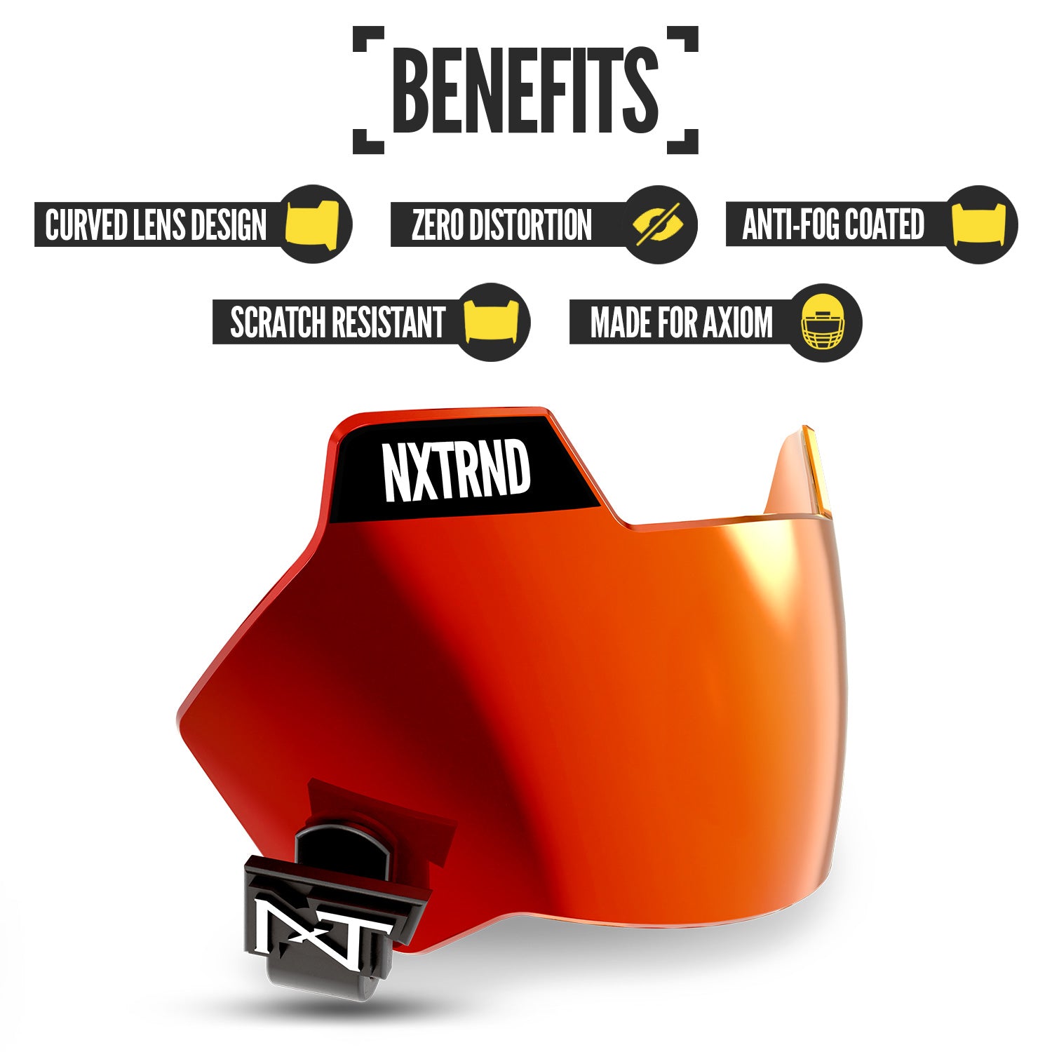Visière de football NXTRND VZX rouge