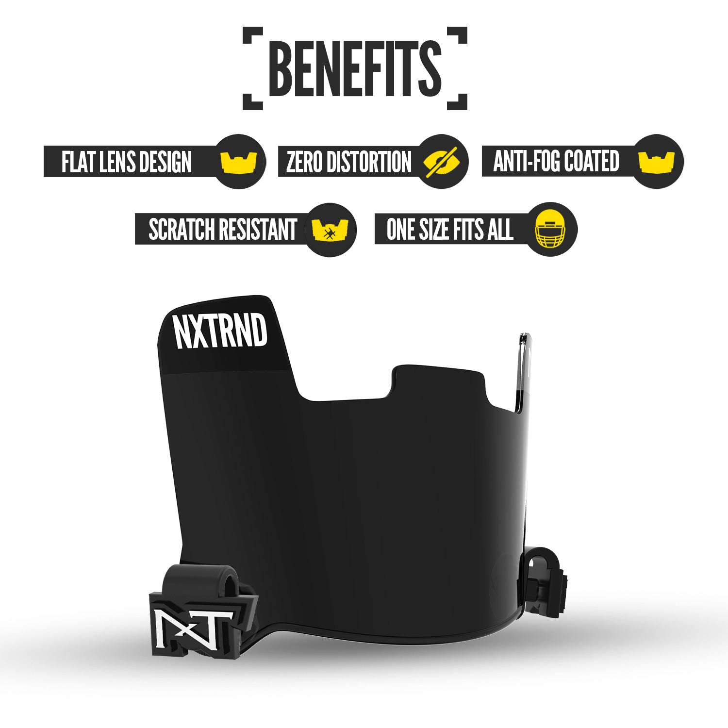 NXTRND VZR1® Football Visor Black