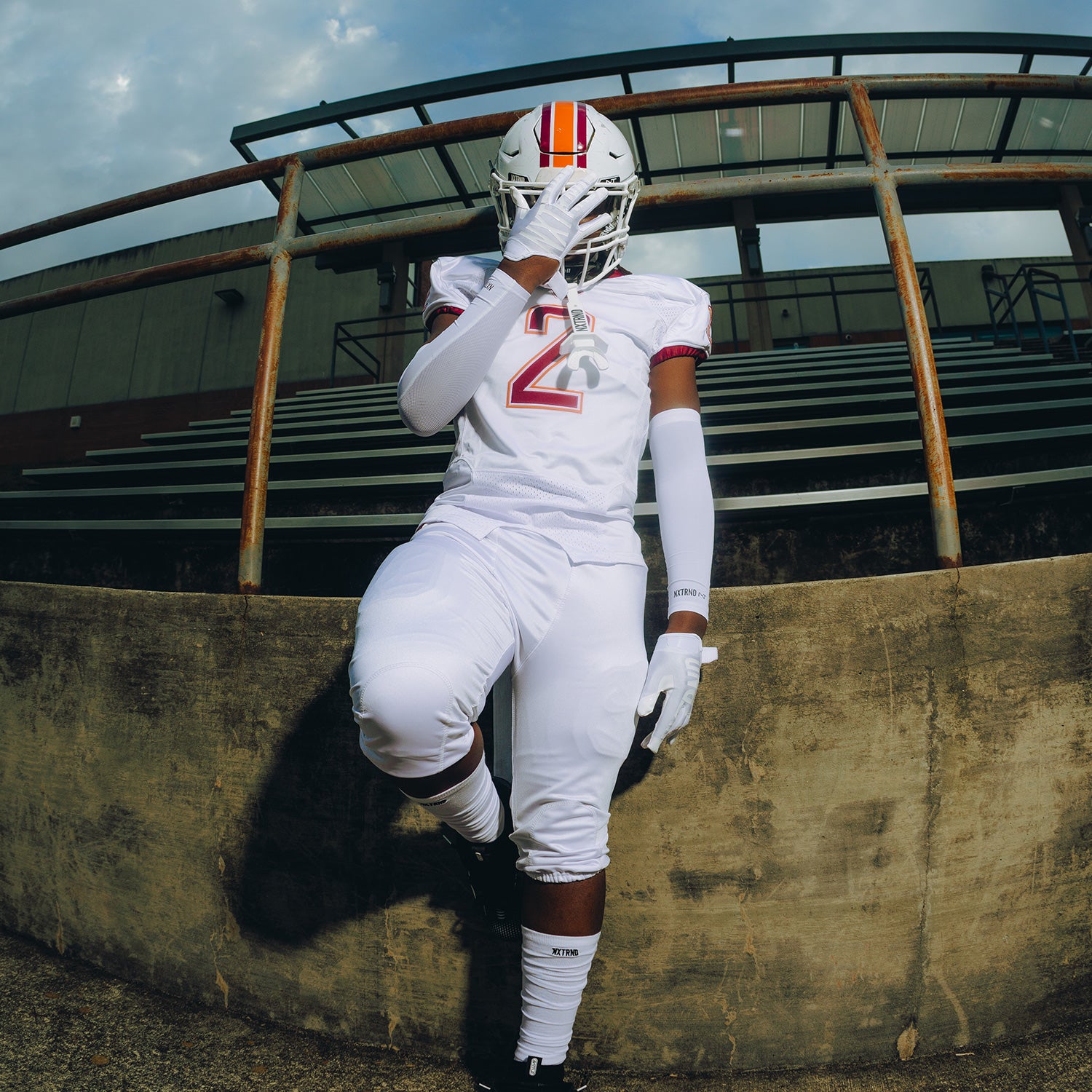 NXTRND G1® Youth Football Gloves White