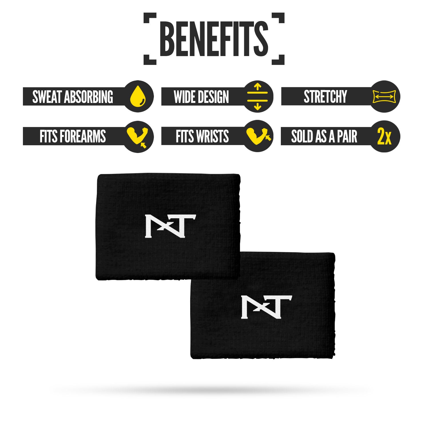 NXTRND Wrist Band Black Benefits