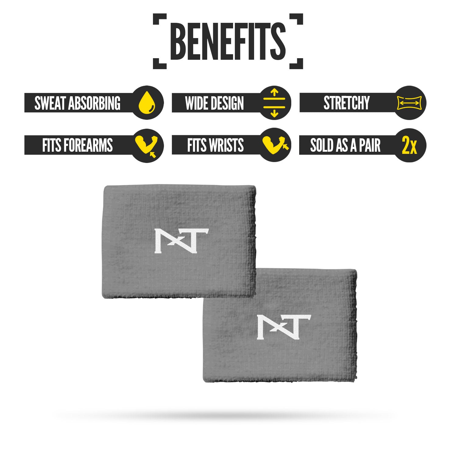 NXTRND Wrist Band Grey Benefits