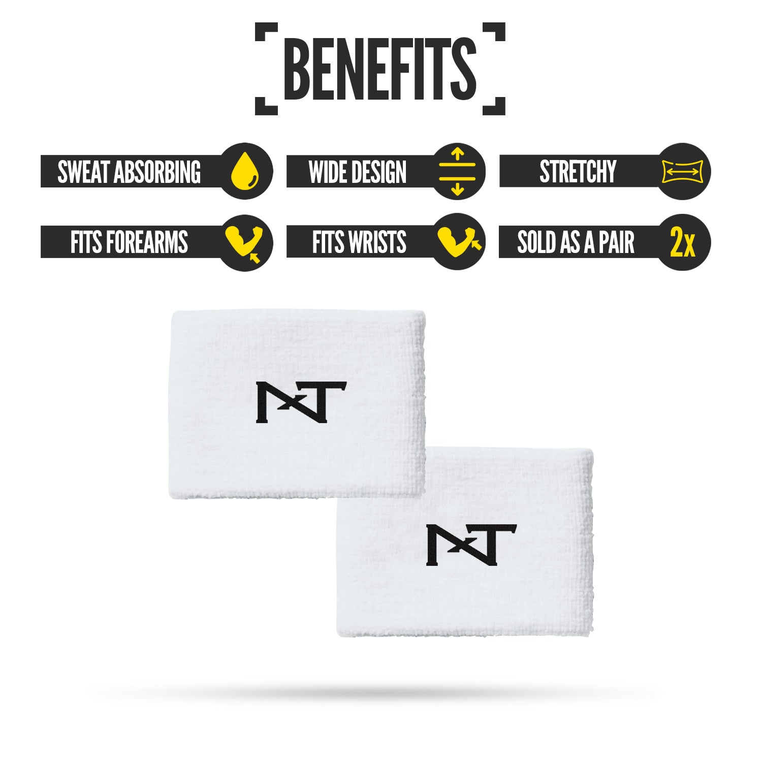 NXTRND Wrist Band White Benefits