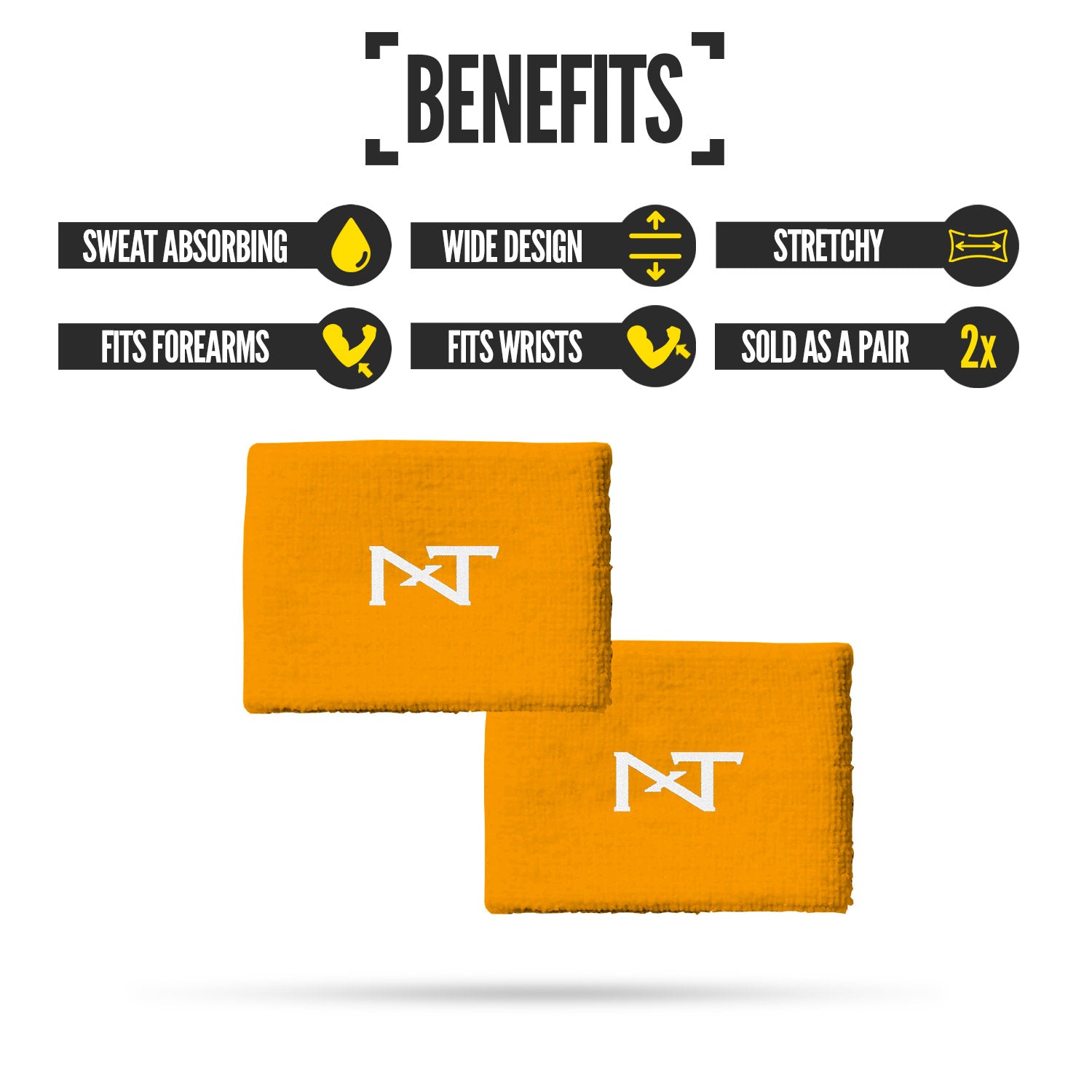 NXTRND Wrist Band Yellow Benefits