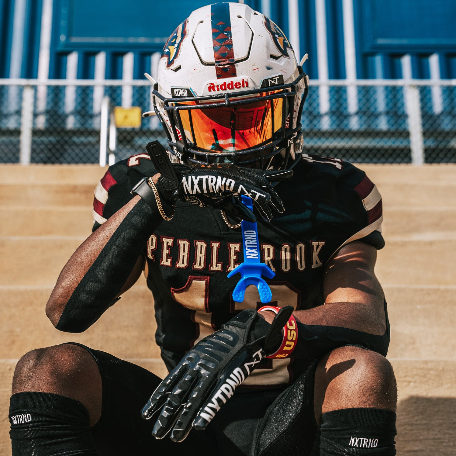 NXTRND G1® Youth Football Gloves Black
