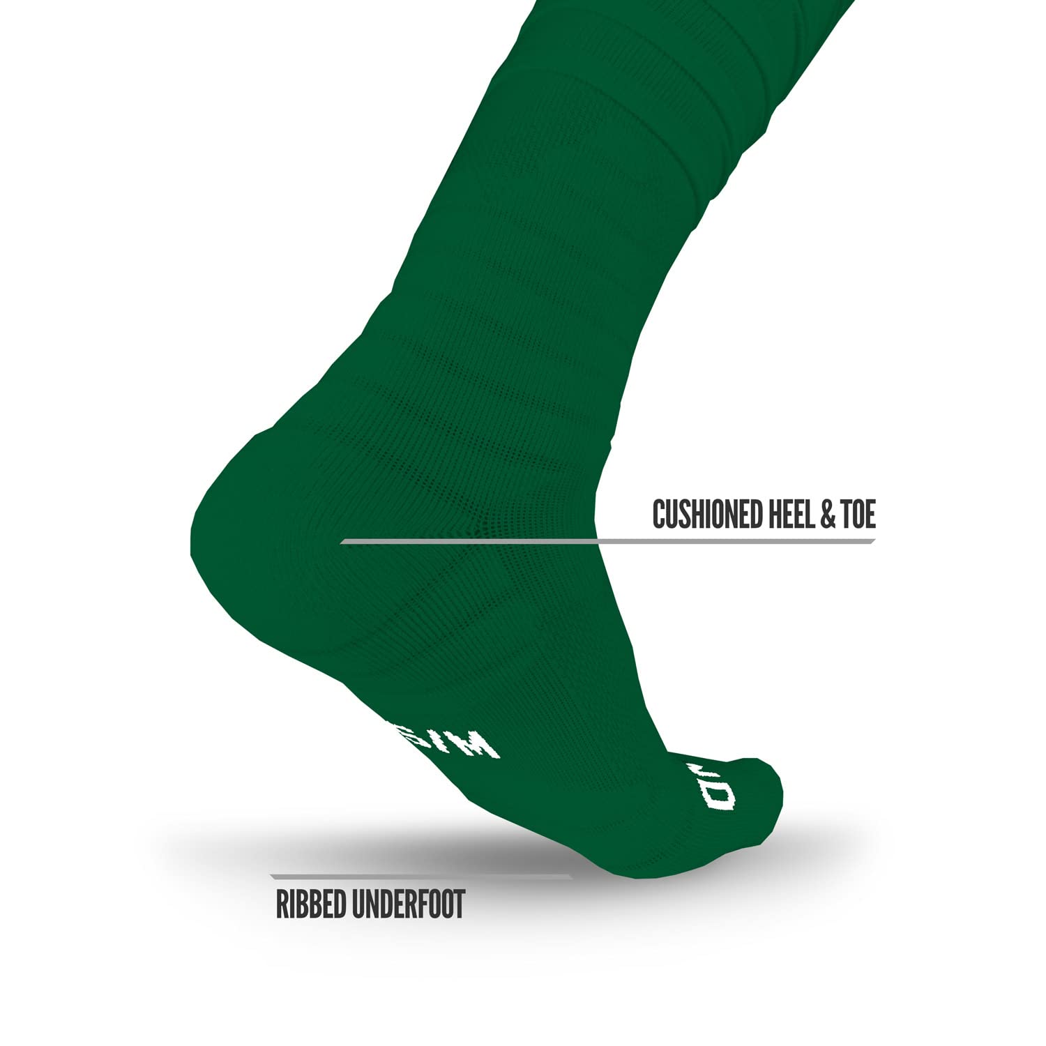 NXTRND XTD® Scrunch Football Socks Green