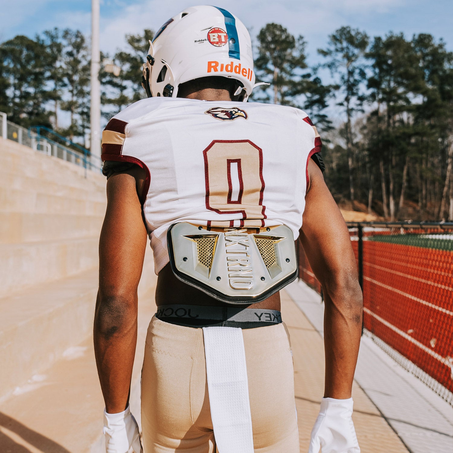 NXTRND B-PLATE® Football Back Plate Gold