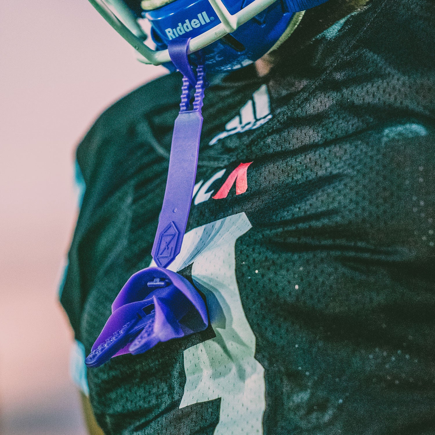 Football Mouthguard Purple