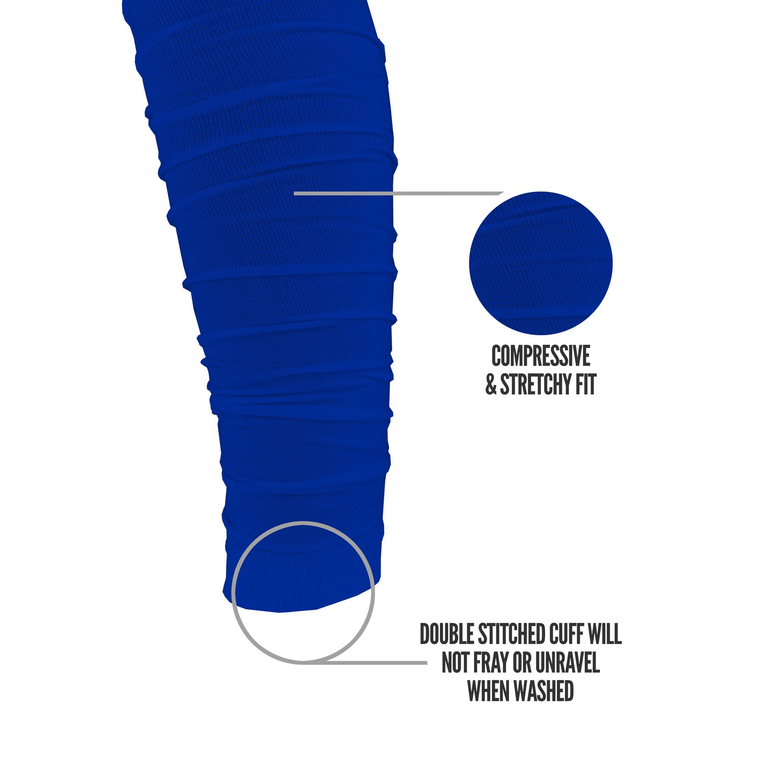 Why do football players wear leg sleeves?