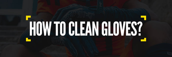 How to clean and make football gloves sticky