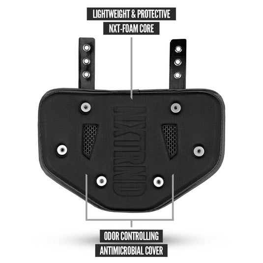 NXTRND B-PLATE™ Football Back Plate Silver