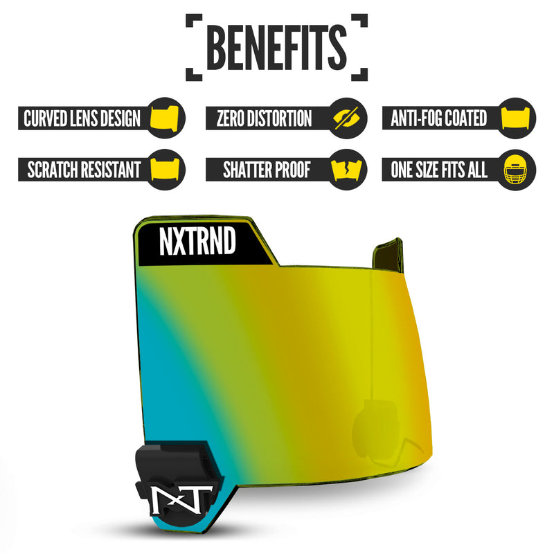 Load image into Gallery viewer, NXTRND VZR3™ Football Visor Gold
