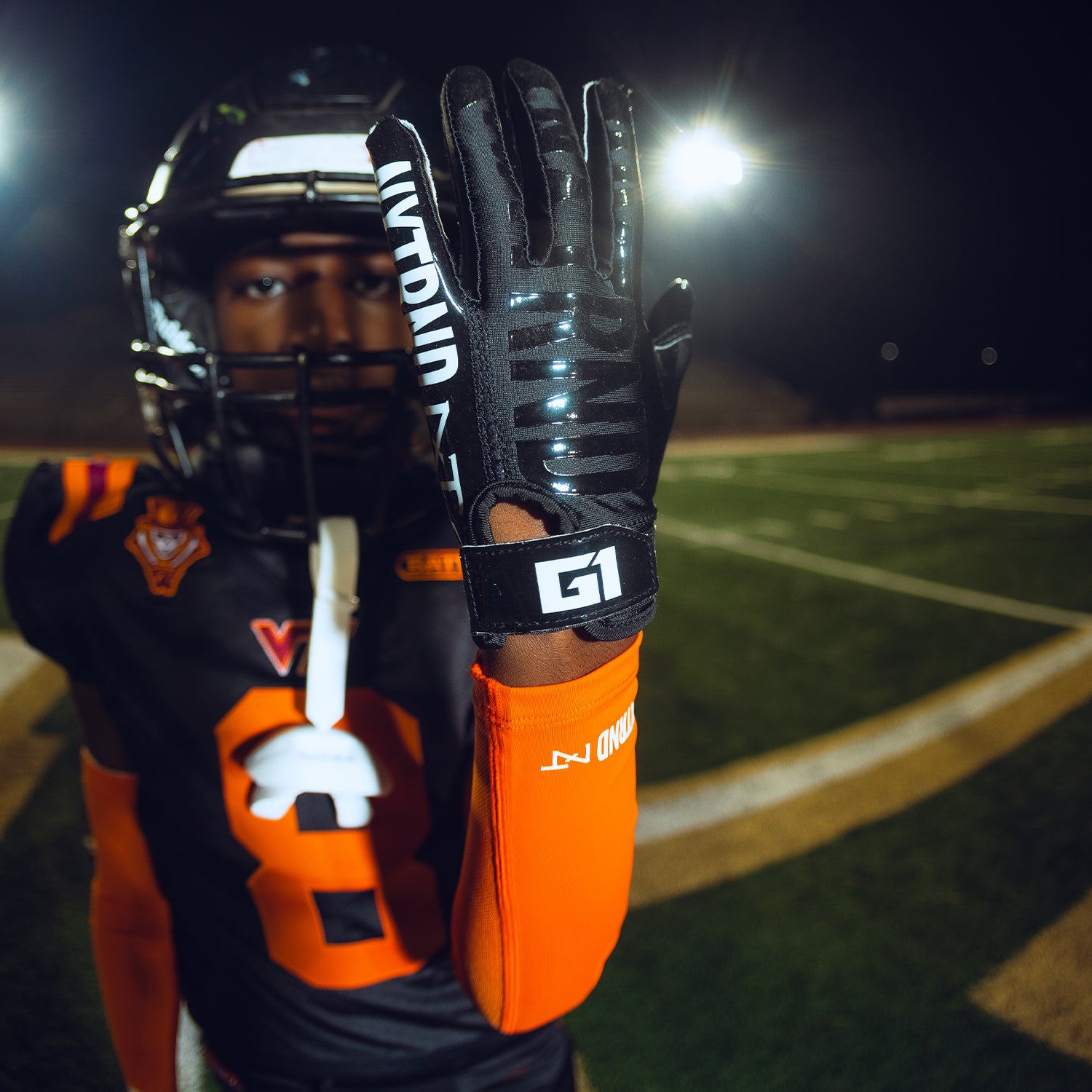 NXTRND G1® Youth Football Gloves Black