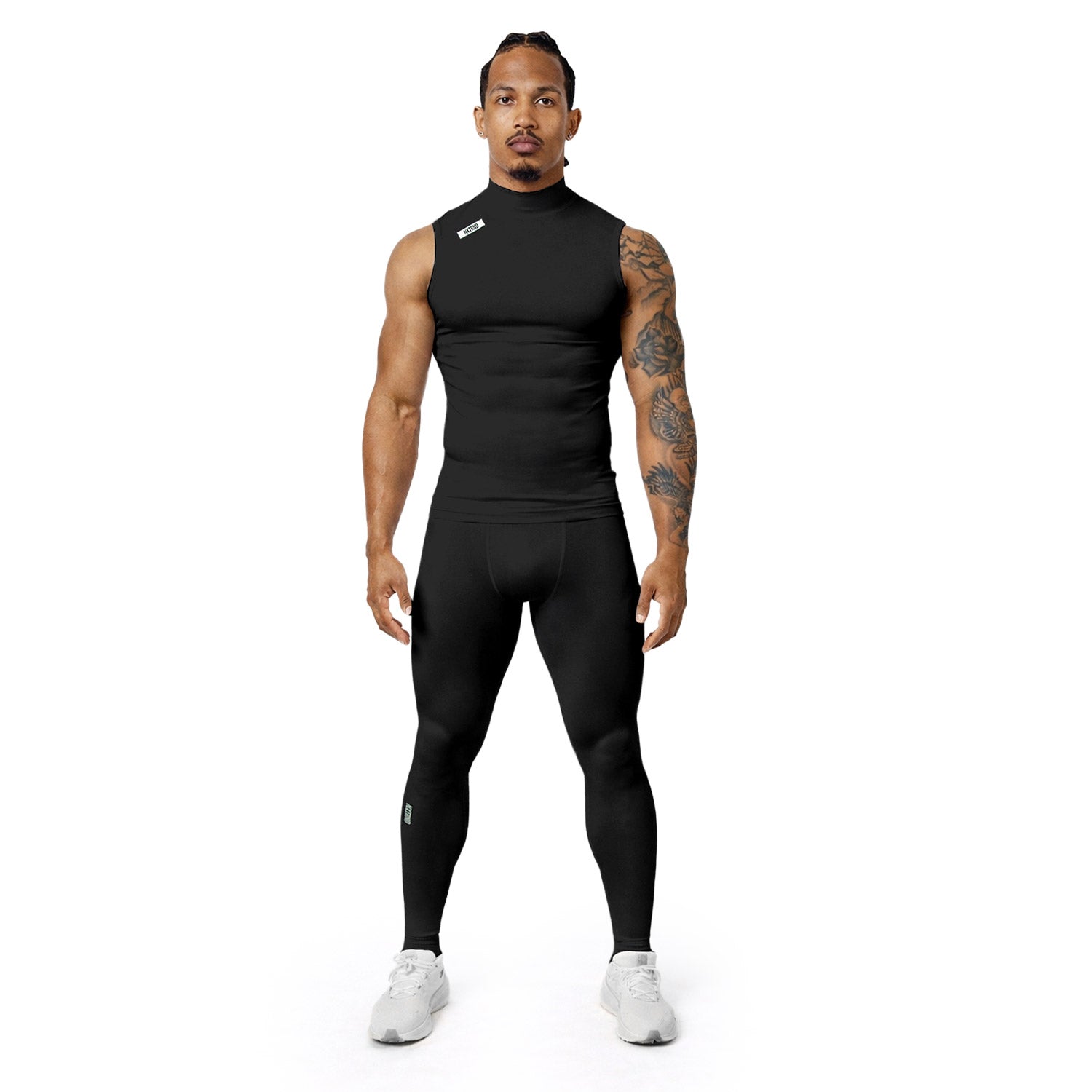 Nxtrnd Core Turtleneck Compression Sleeveless Black