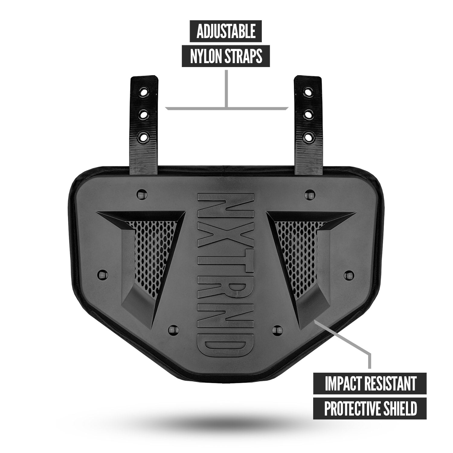 NXTRND B-PLATE® Football Back Plate Black