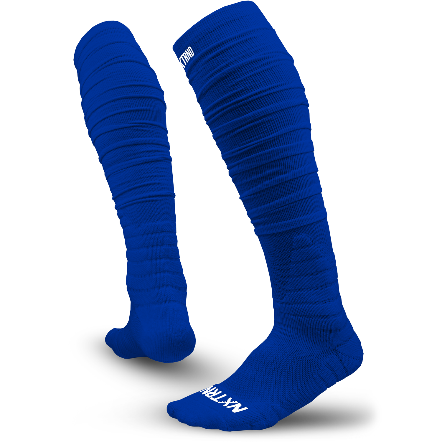 NXTRND XTD® Scrunch Football Socks Blue