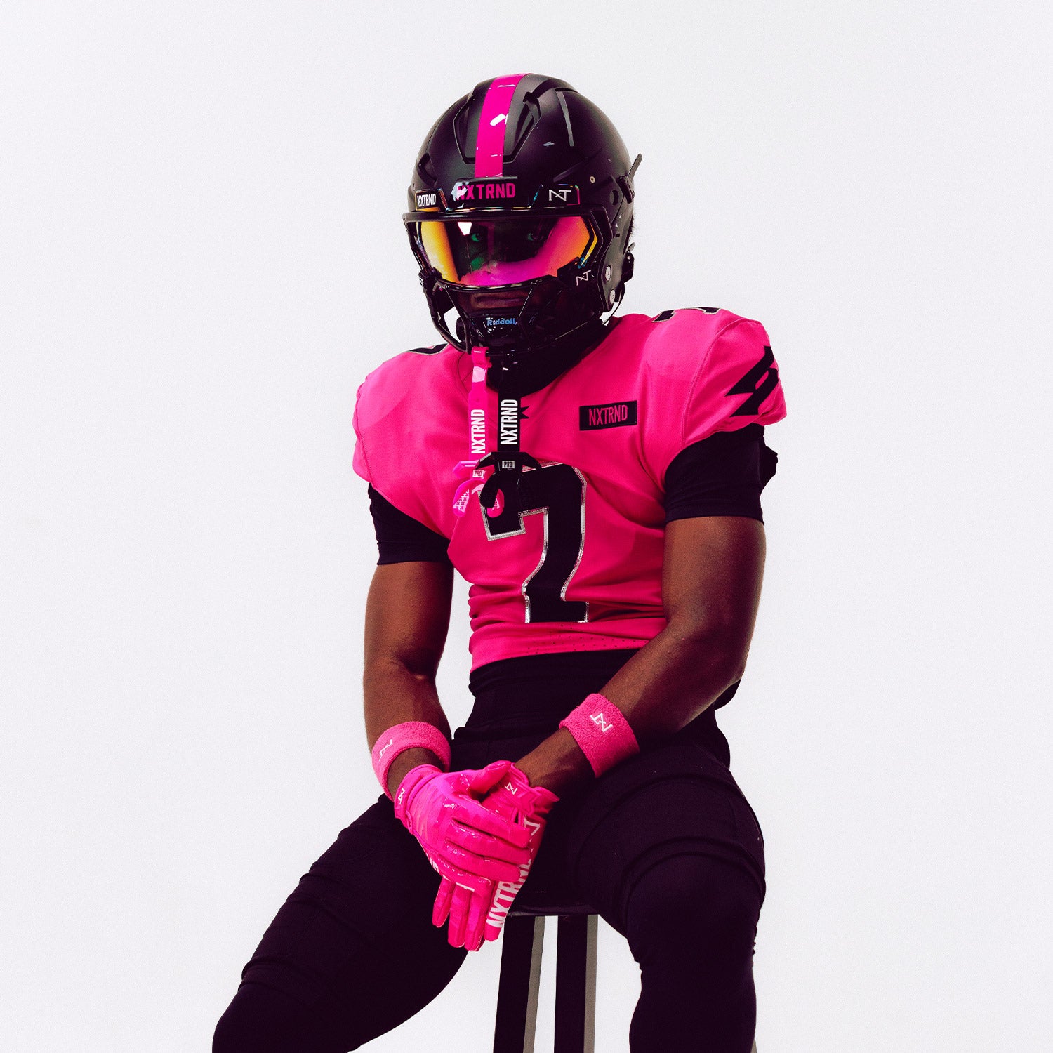 NXTRND VZX Football Visor Clear Pink