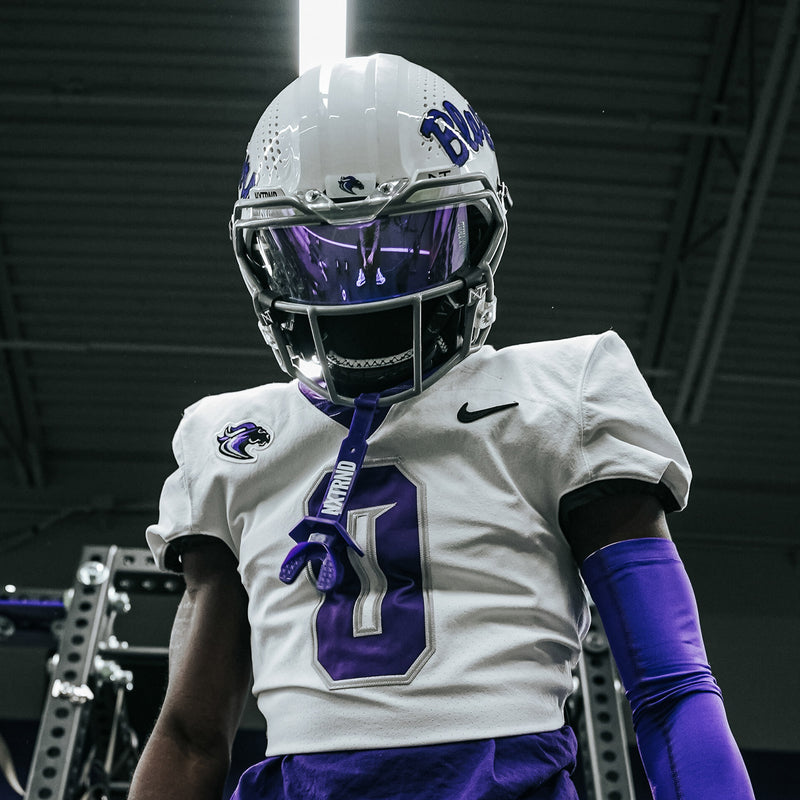 Load image into Gallery viewer, NXTRND VZR3™ Football Visor Clear Purple
