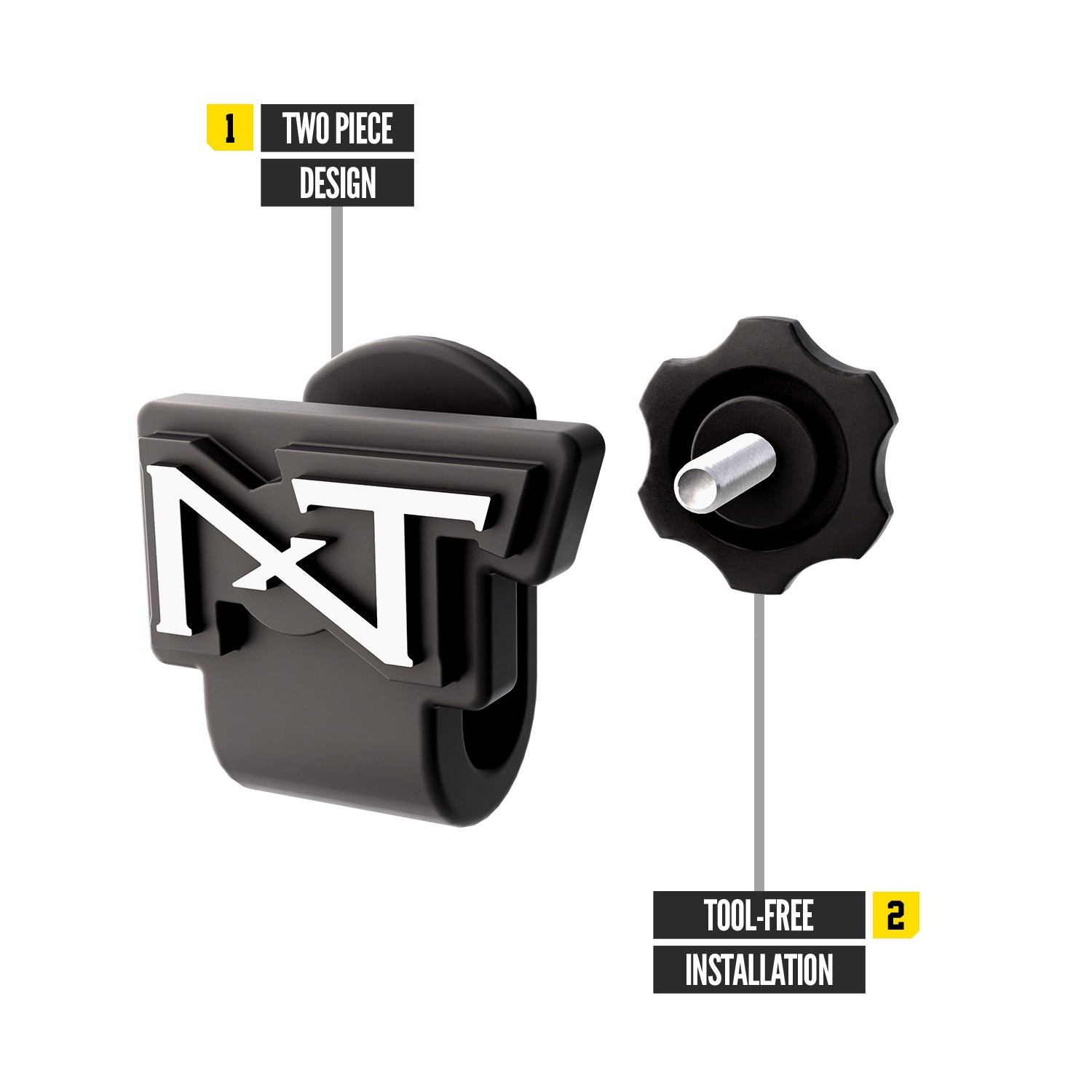 NXTRND VZX Football Visor Clear Black