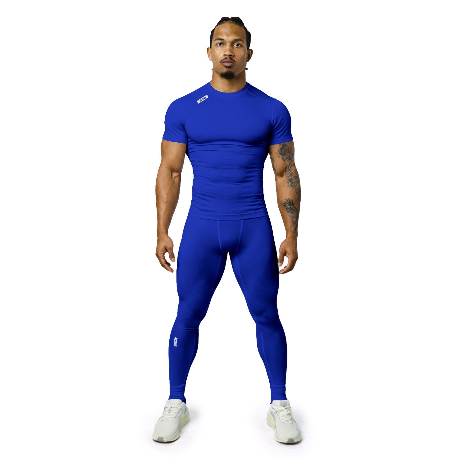 Nxtrnd Core Compression Short Sleeve Blue
