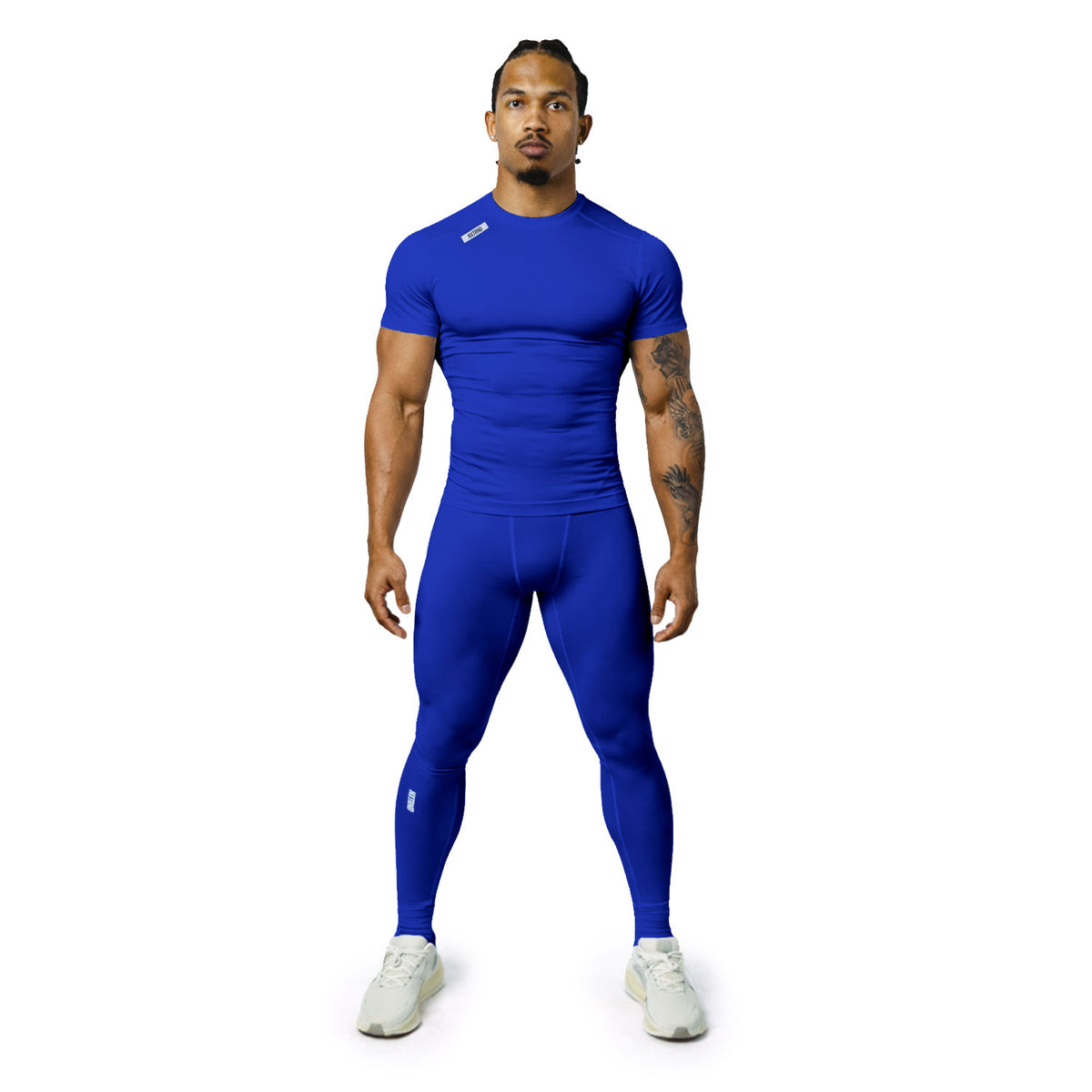 Nxtrnd Core Compression Short Sleeve Blue
