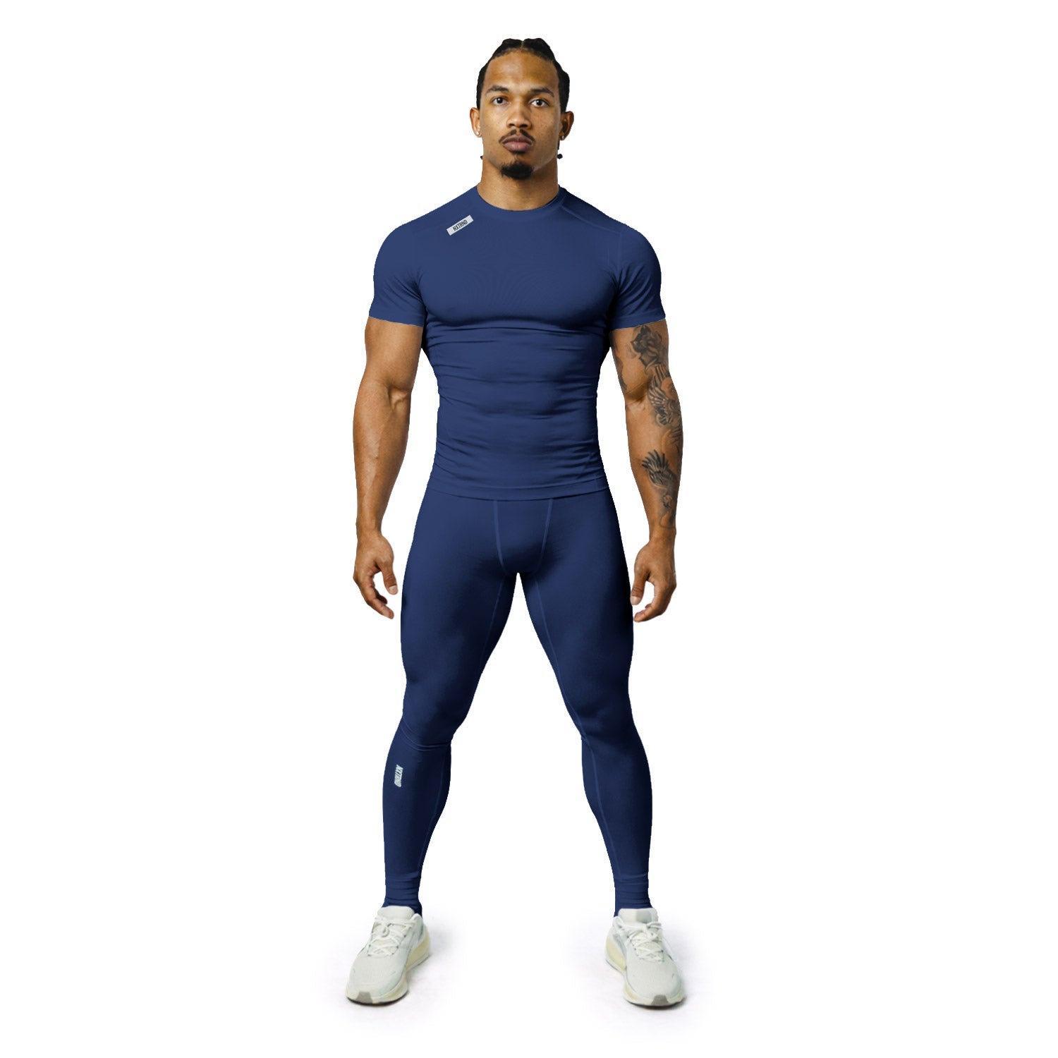 Nxtrnd Core Compression Short Sleeve Navy Blue