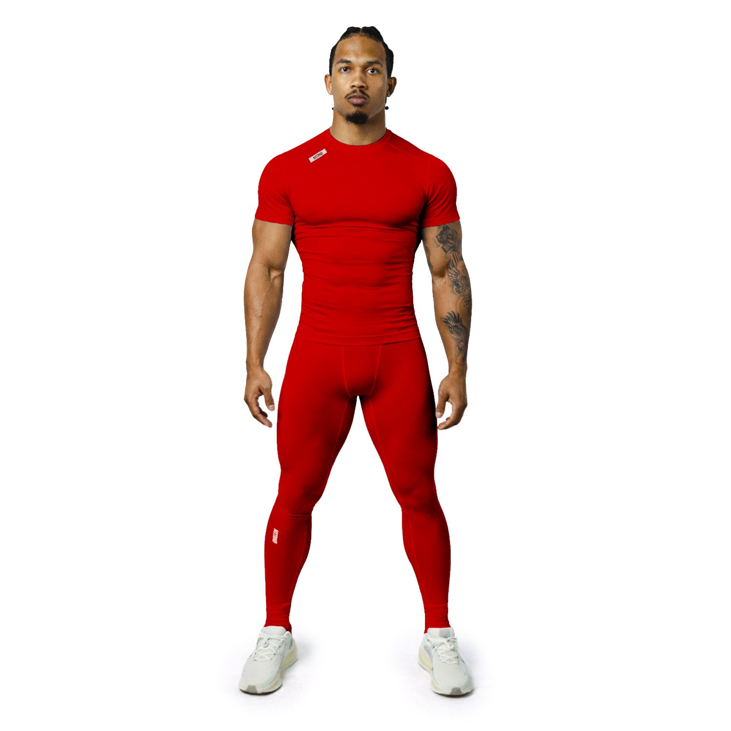 Nxtrnd Core Compression Short Sleeve Red