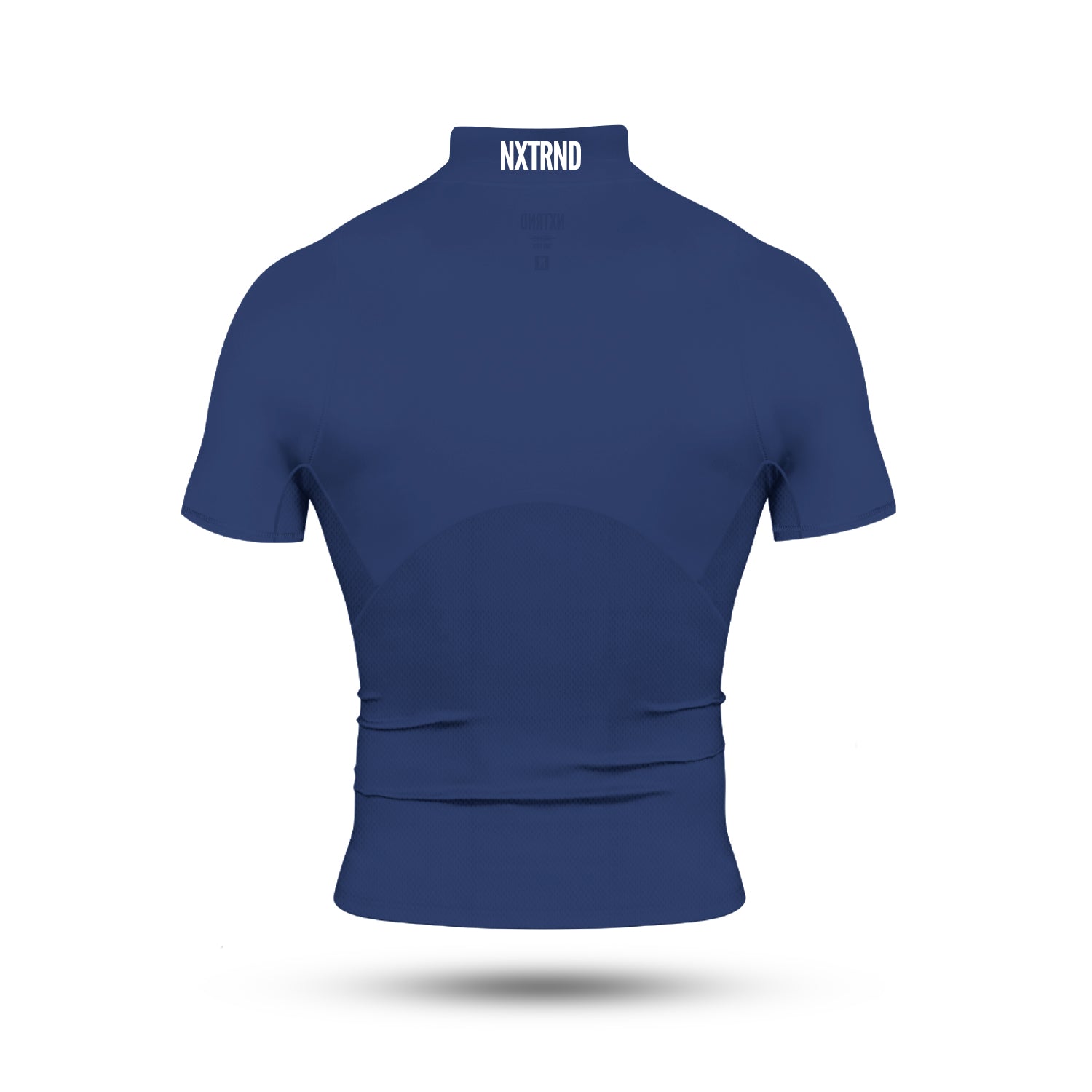 Nxtrnd Core Turtleneck Compression Short Sleeve Navy Blue