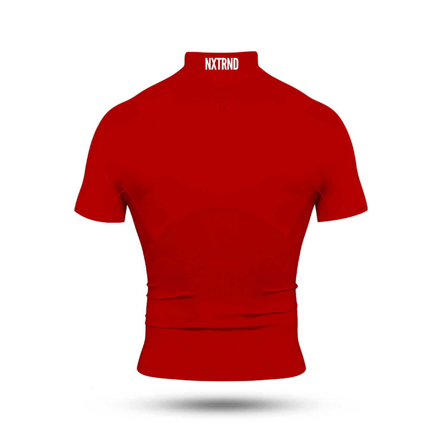 Nxtrnd Core Turtleneck Compression Short Sleeve Red