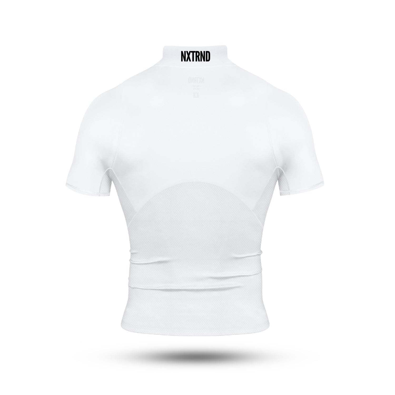 Nxtrnd Core Col roulé à manches courtes de compression blanc