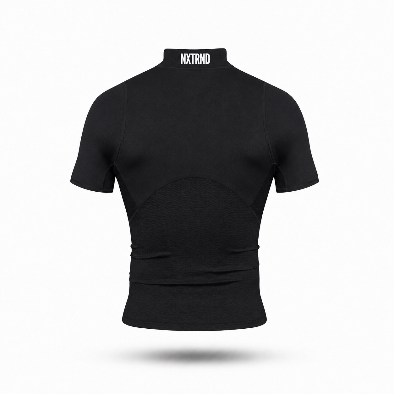 Nxtrnd Core Youth Turtleneck Compression Short Sleeve Black
