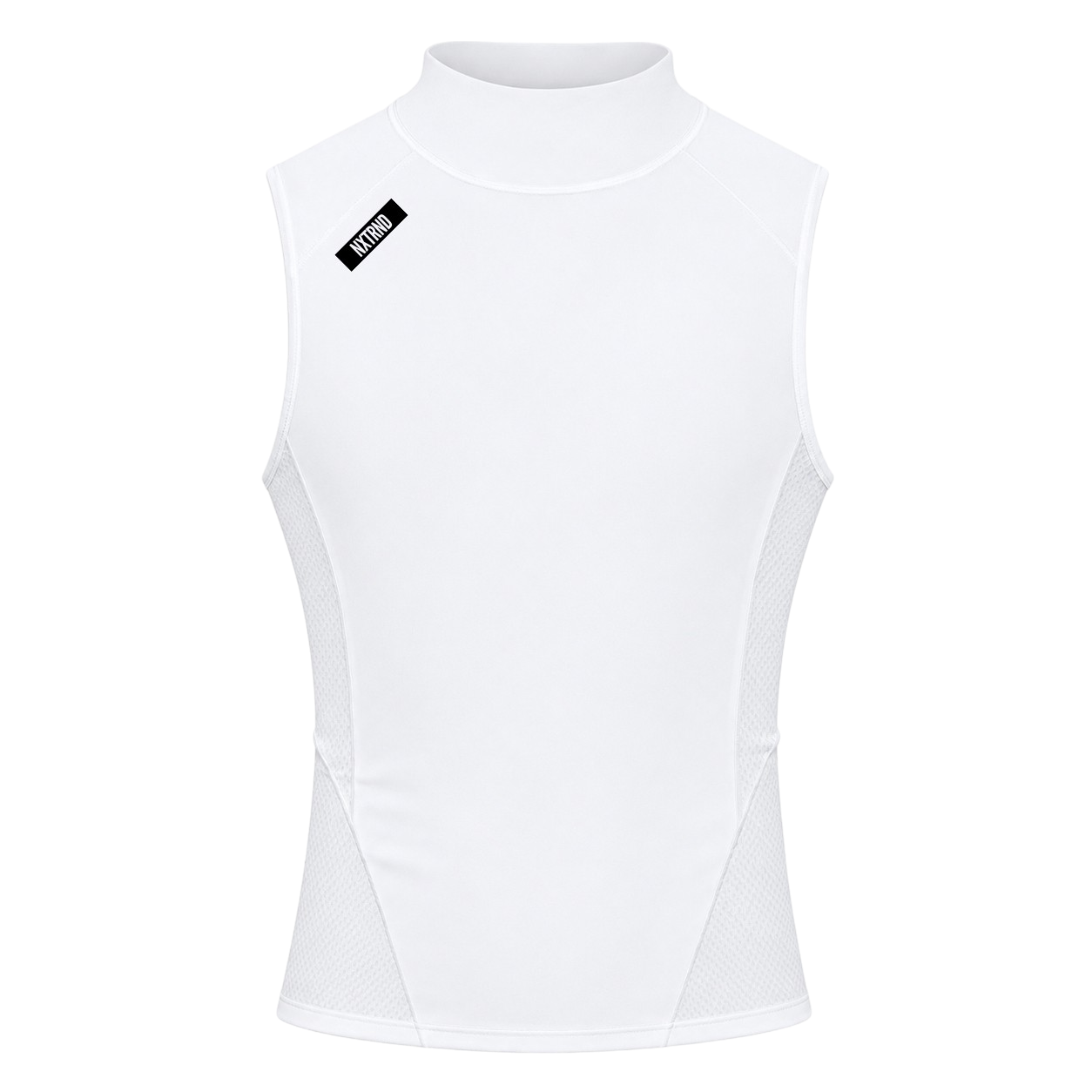 Nxtrnd Core Youth Turtleneck Compression Sleeveless White
