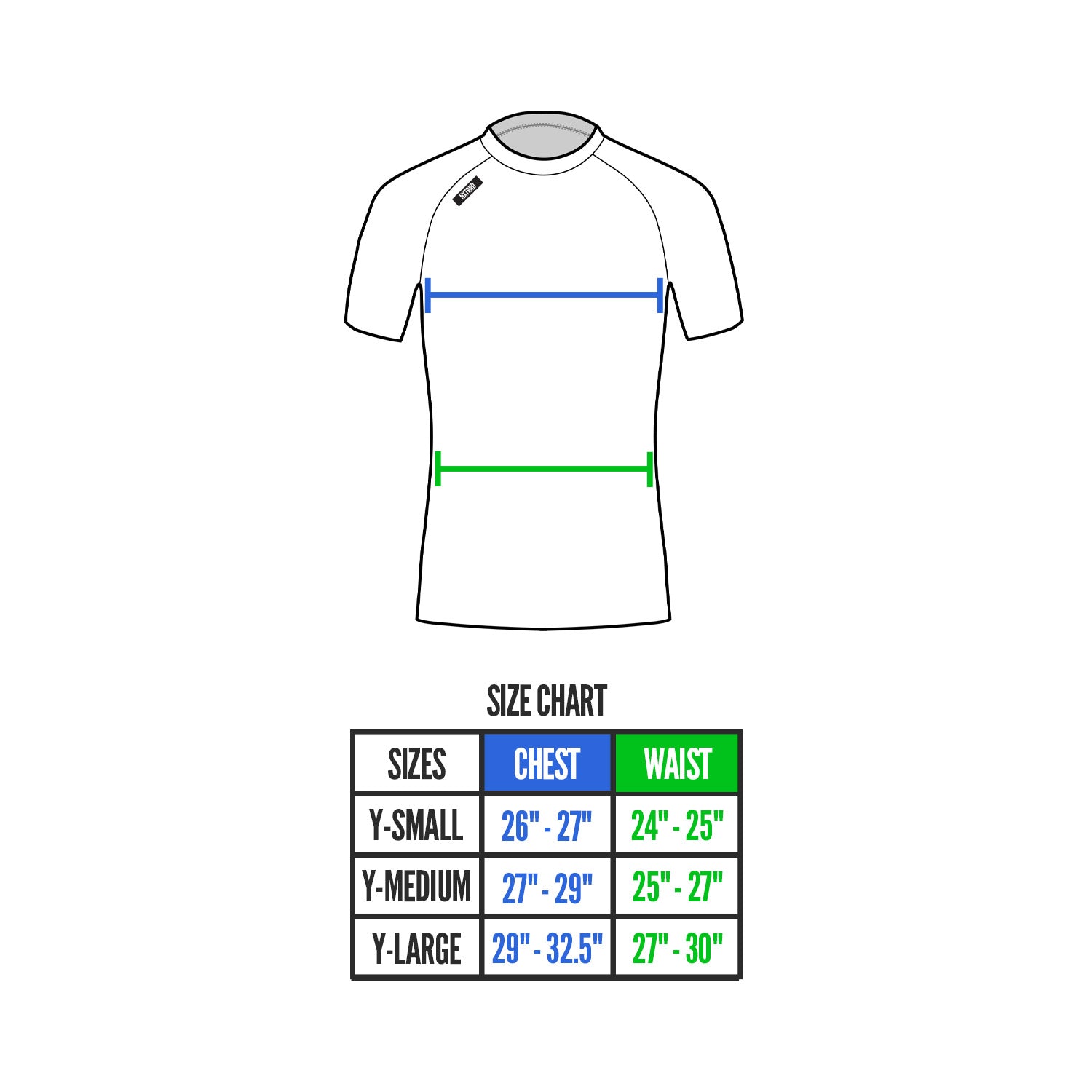 Nxtrnd Core Youth Turtleneck Compression Short Sleeve White
