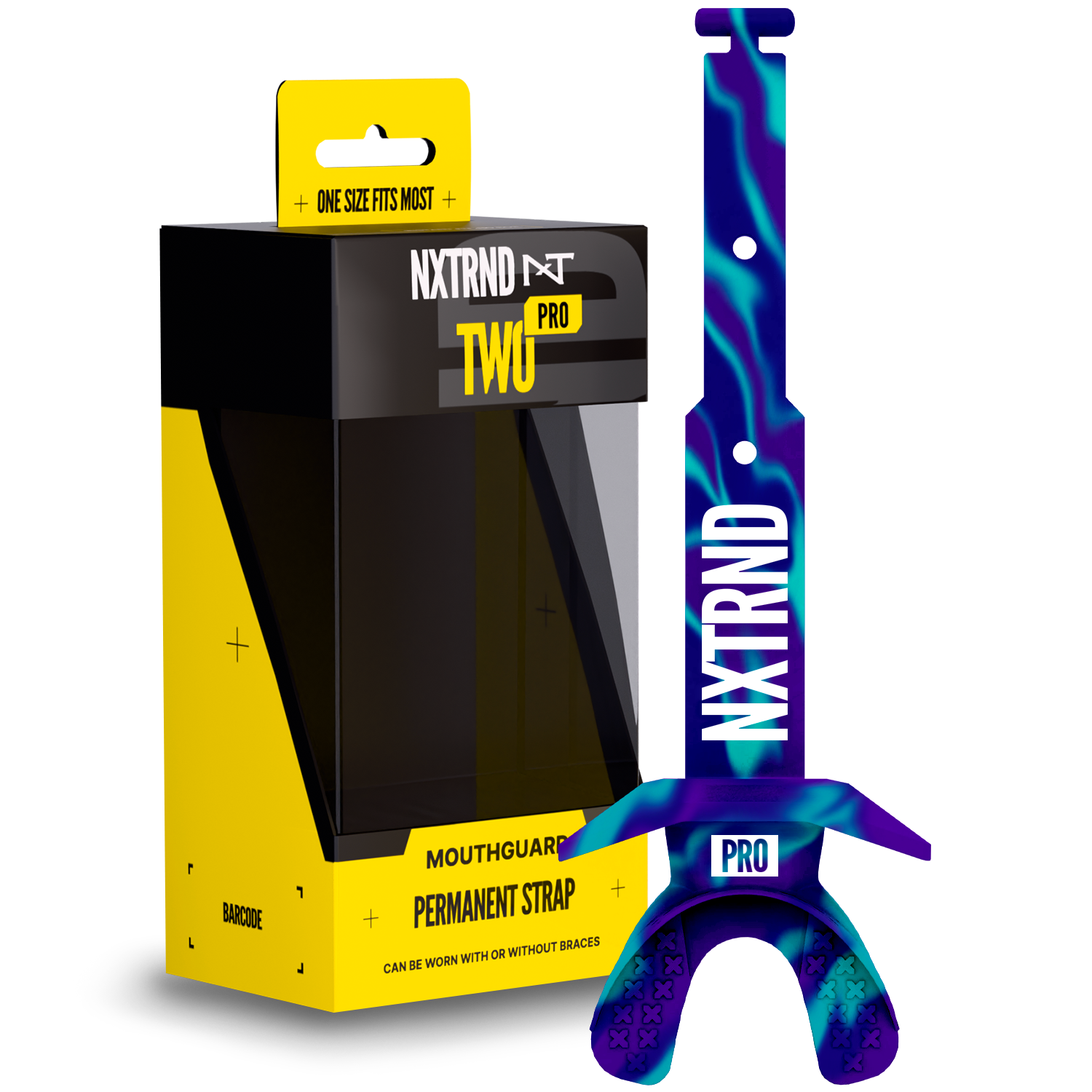 NXTRND TWO® Pro Mouth Guard Cosmic Purple & Blue