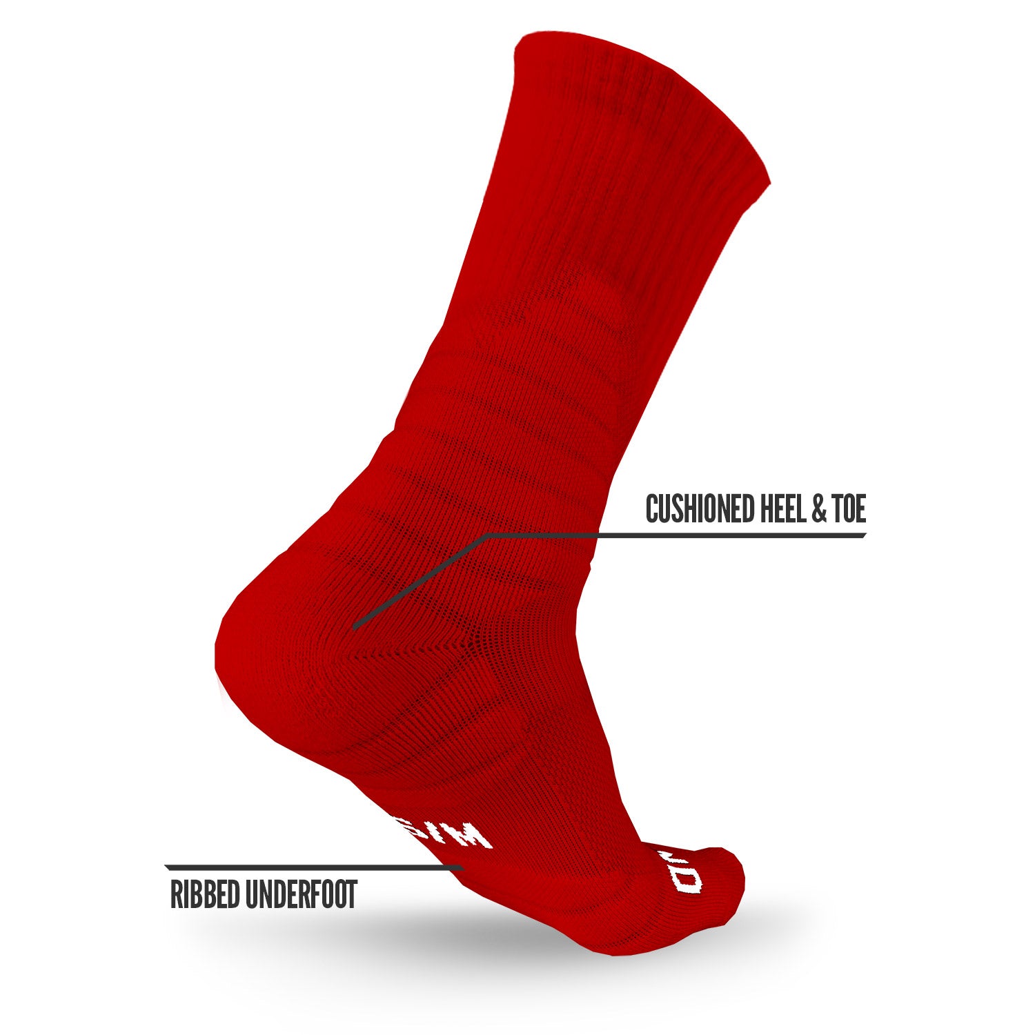 NXTRND Crew Socks Red (3-Pairs)