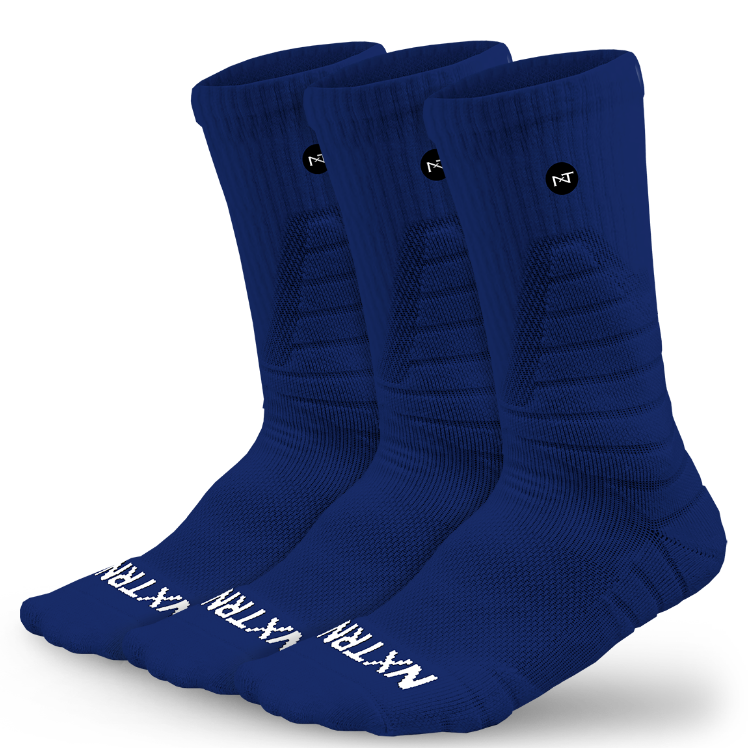 Chaussettes montantes NXTRND bleu marine (3 paires)