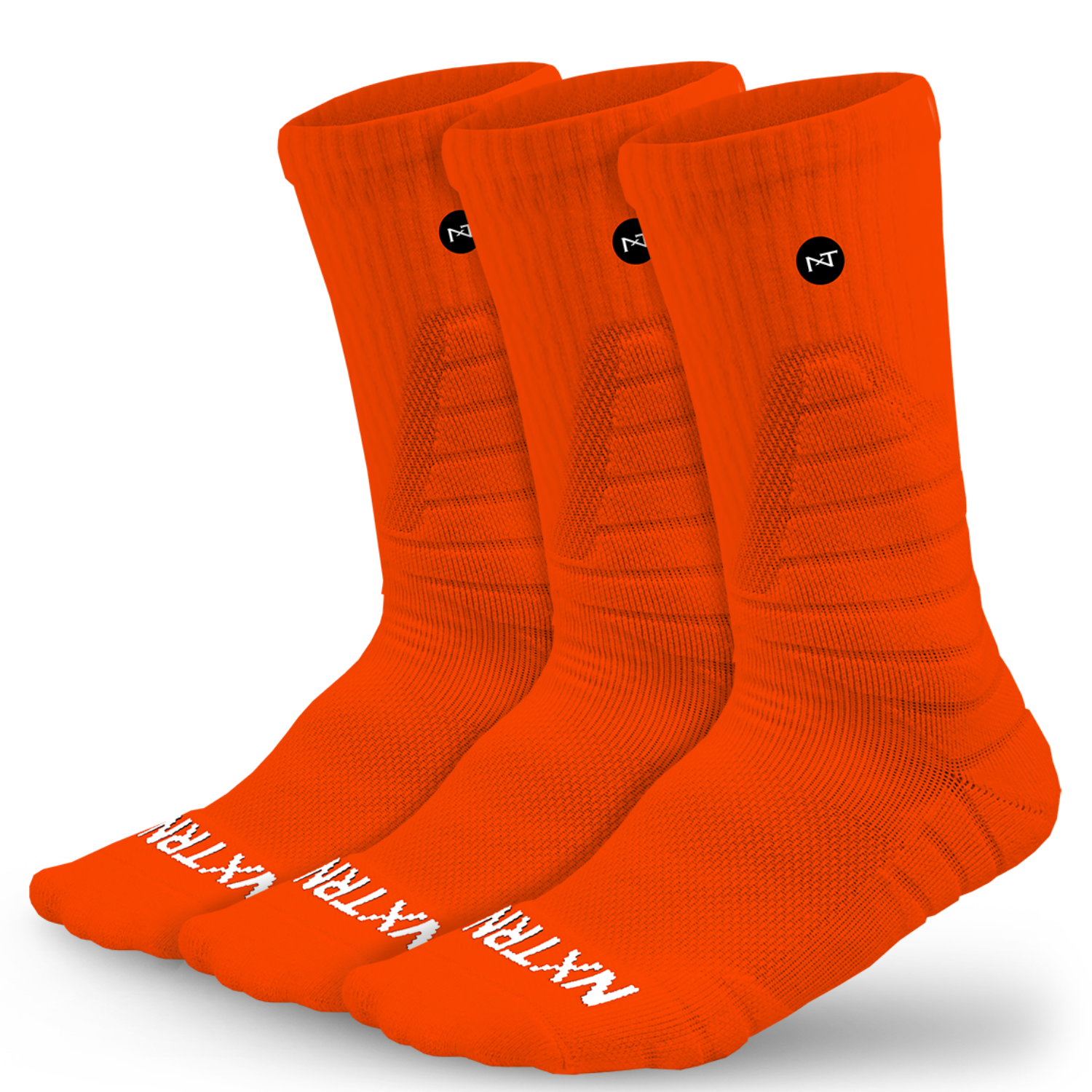 Chaussettes montantes NXTRND orange (3 paires)