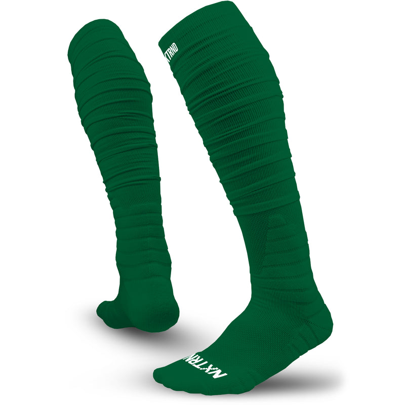Load image into Gallery viewer, NXTRND XTD® Scrunch Football Socks Green
