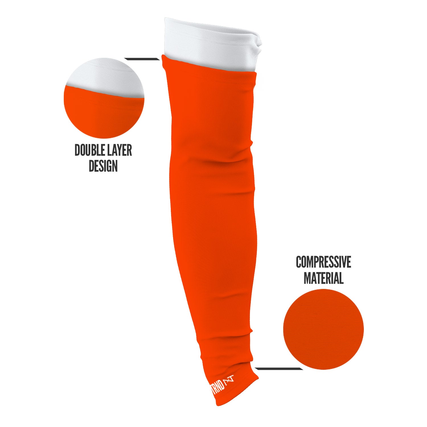 NXTRND Double Arm Sleeves Orange (1 Pair)