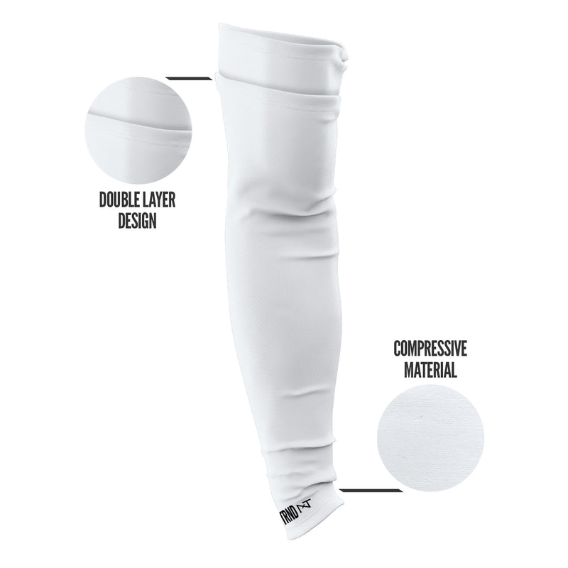 Load image into Gallery viewer, NXTRND Double Arm Sleeves White (1 Pair)
