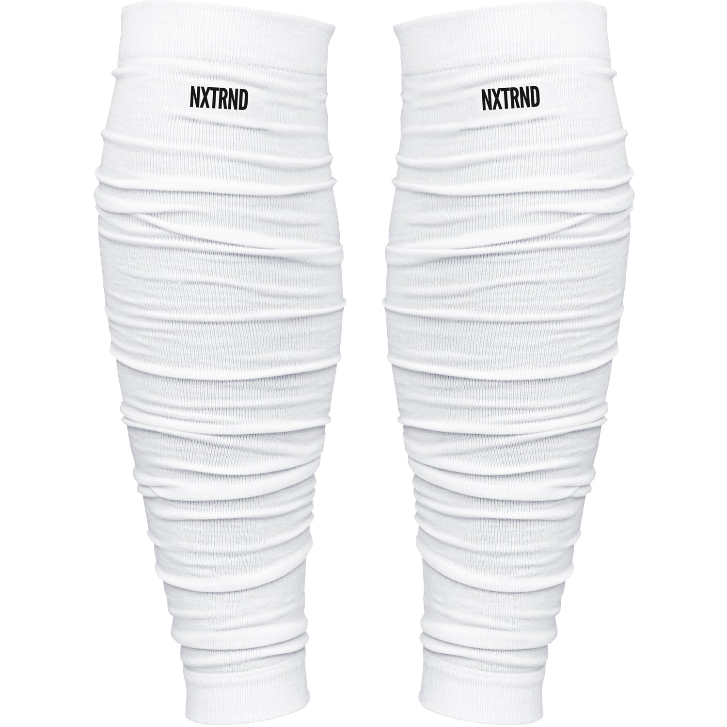NXTRND Scrunch Football Leg Sleeves White