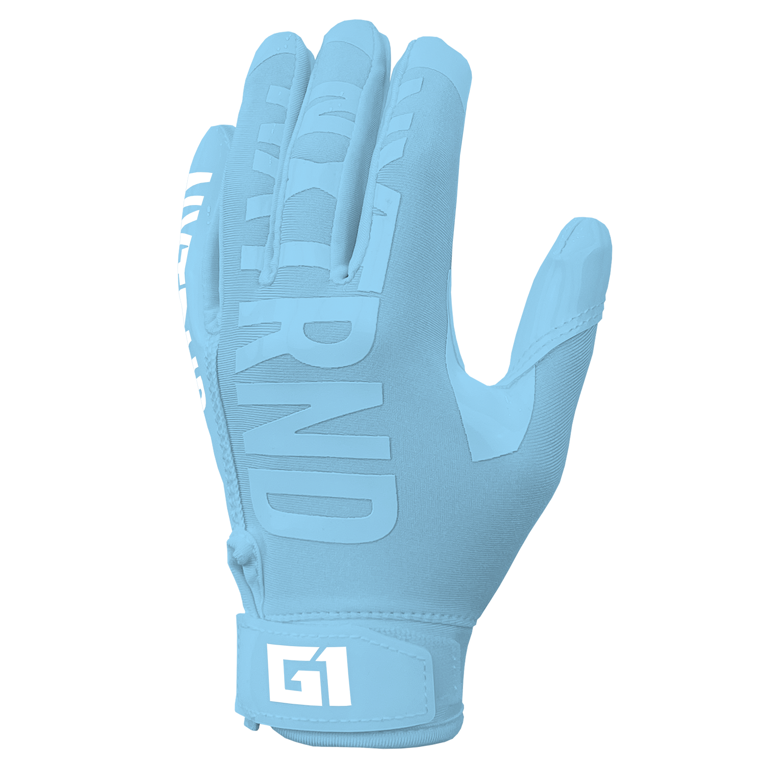 NXTRND G1® Youth Football Gloves Columbia Blue