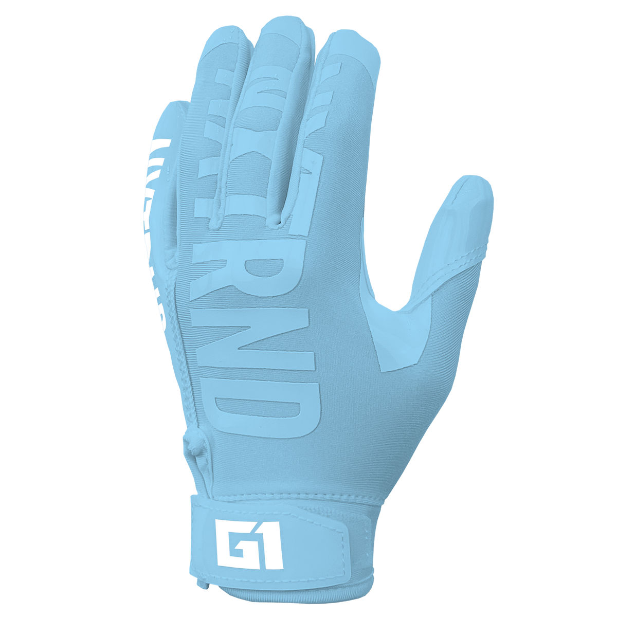 NXTRND G1® Youth Football Gloves Columbia Blue