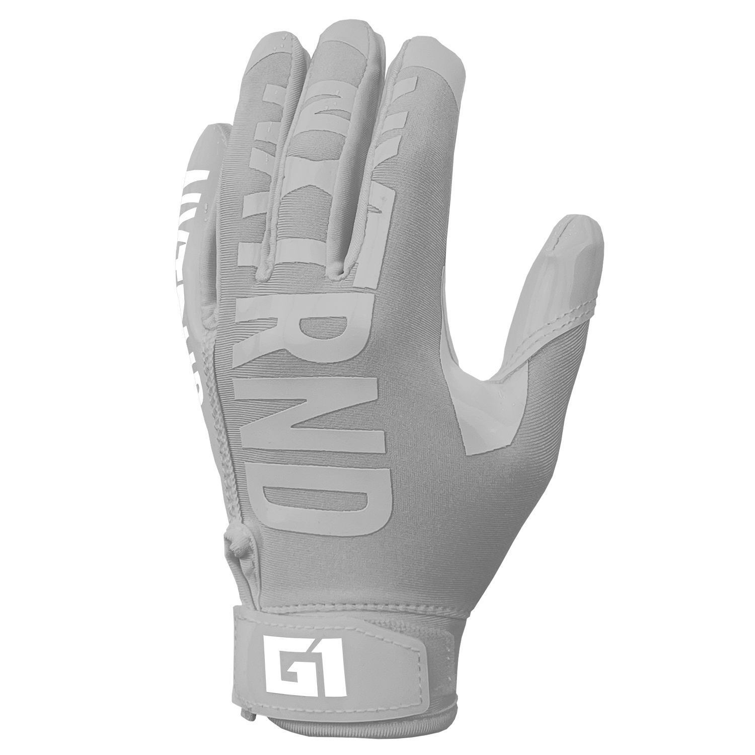 NXTRND G1® Youth Football Gloves Grey