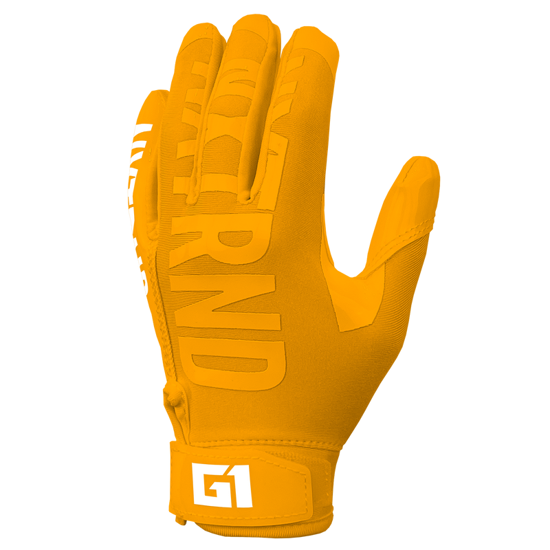 Yellow battle football gloves 2025