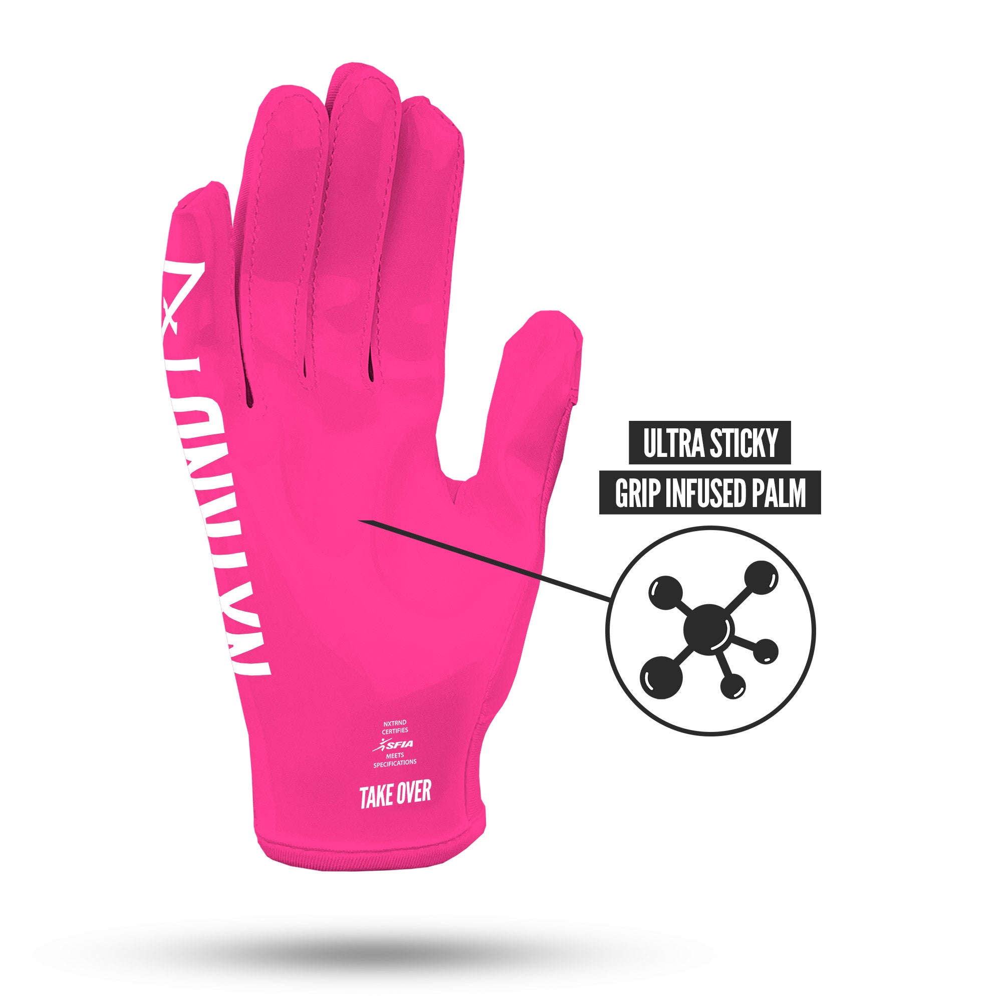 NXTRND G1® Football Gloves Pink