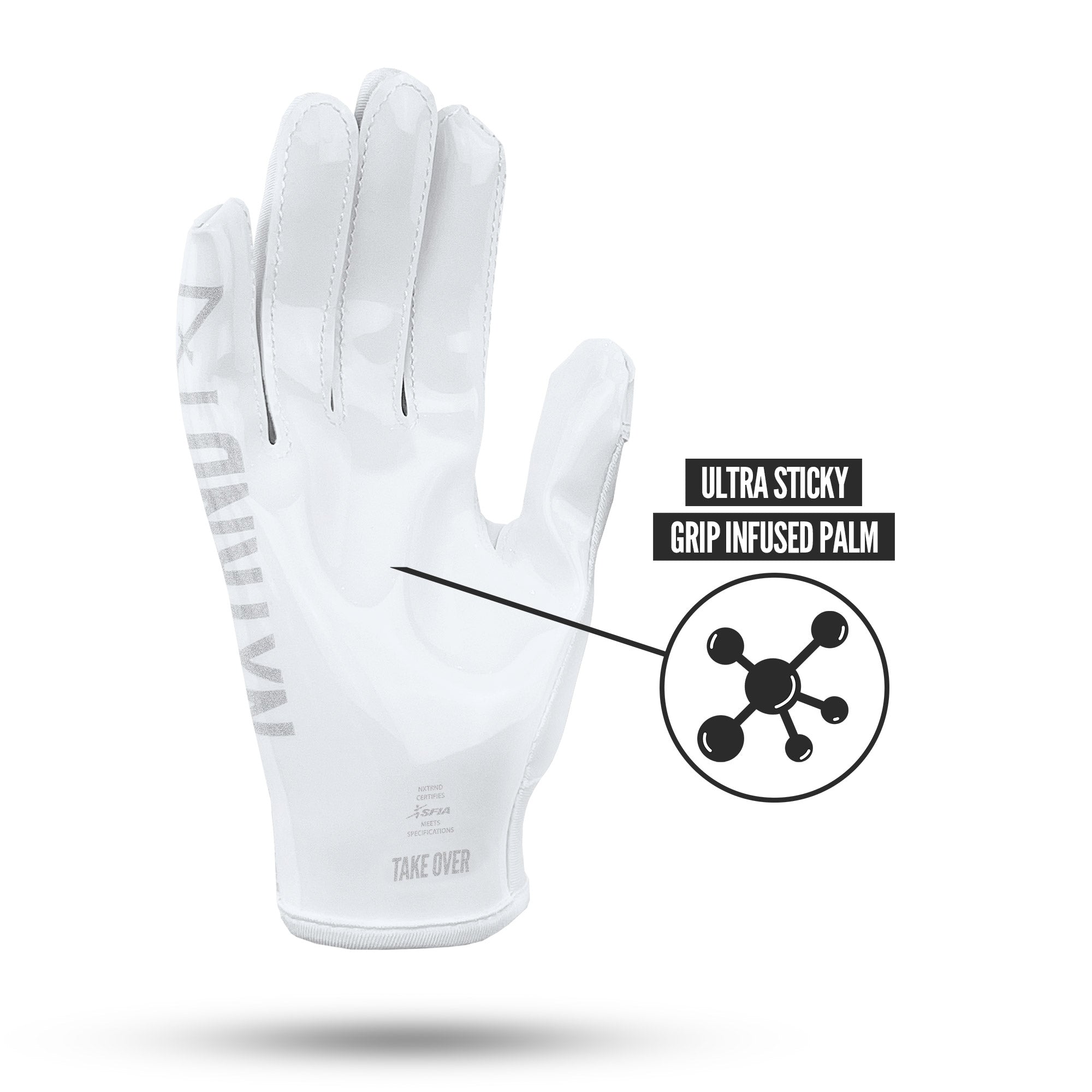 NXTRND G1® Football Gloves White